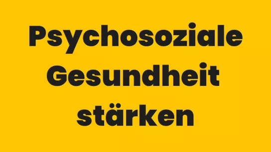 Ein Awareness-Monat für psychosoziale Gesundheit - Die Kampagne Yellow September 2026.